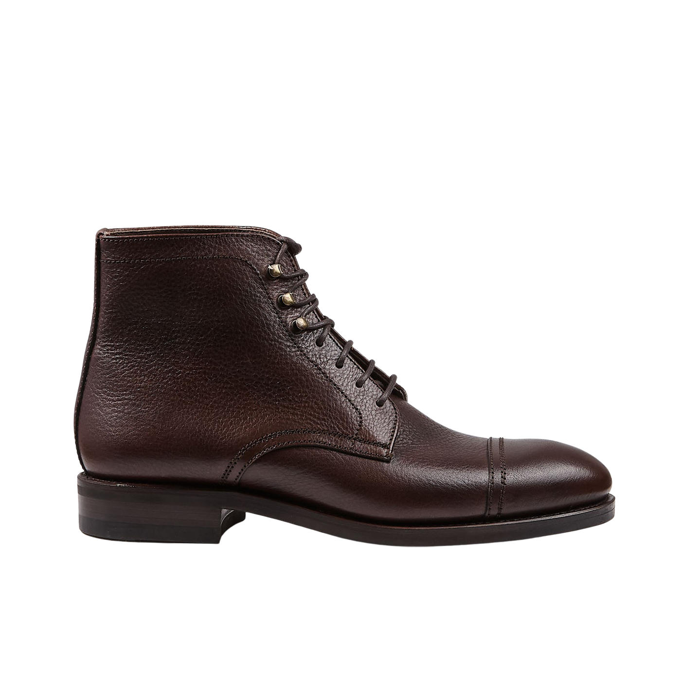 Carmina - Brown Calf Leather Soller Dress Boots | Baltzar