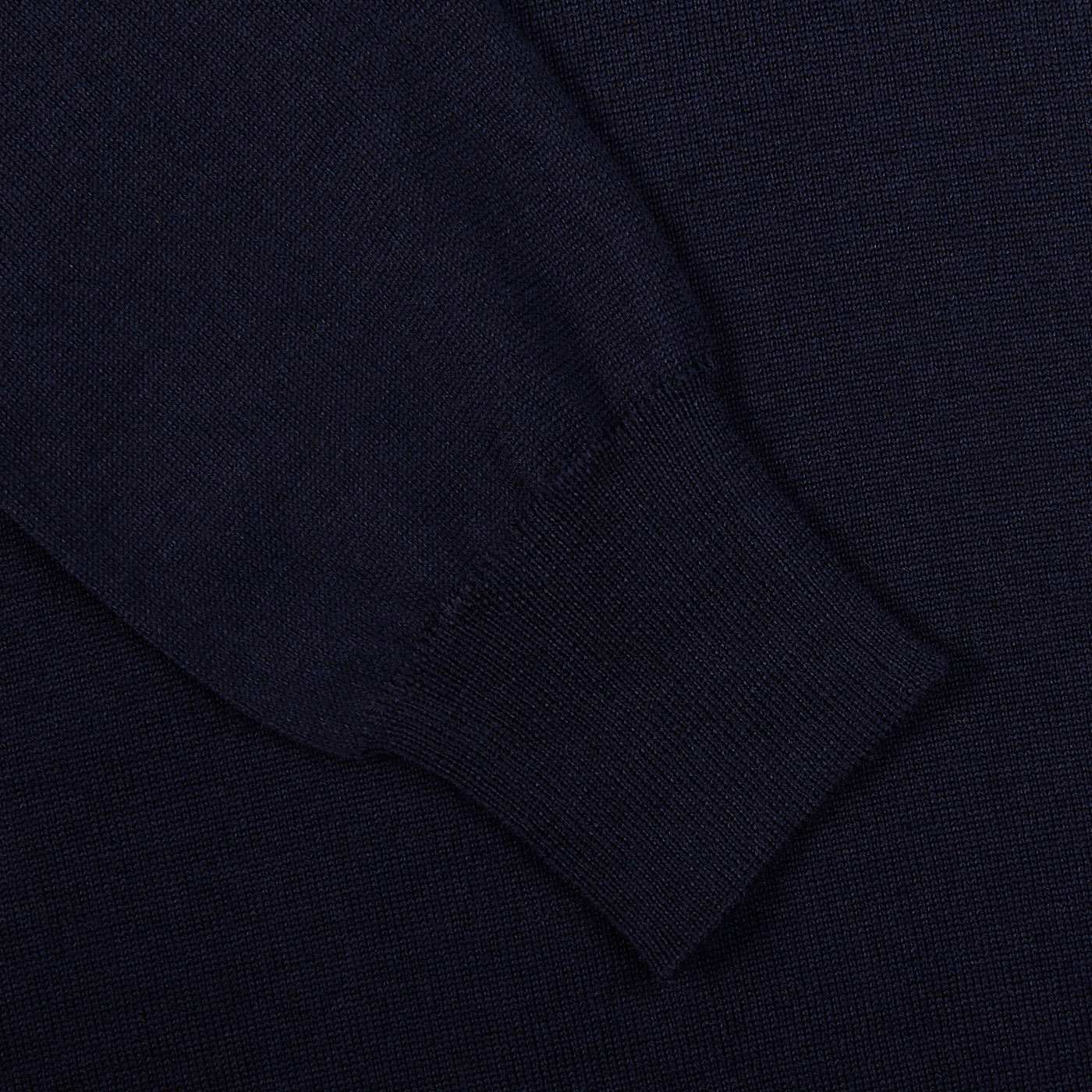 Morgano - Navy Blue Merino Wool Polo Shirt | Baltzar