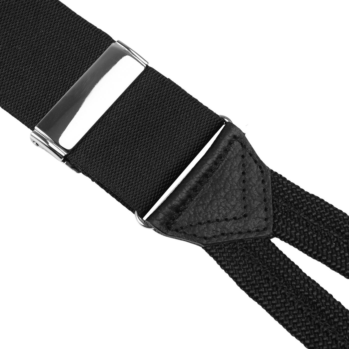 Albert Thurston - Black Nylon Leather 40mm Braces | Baltzar