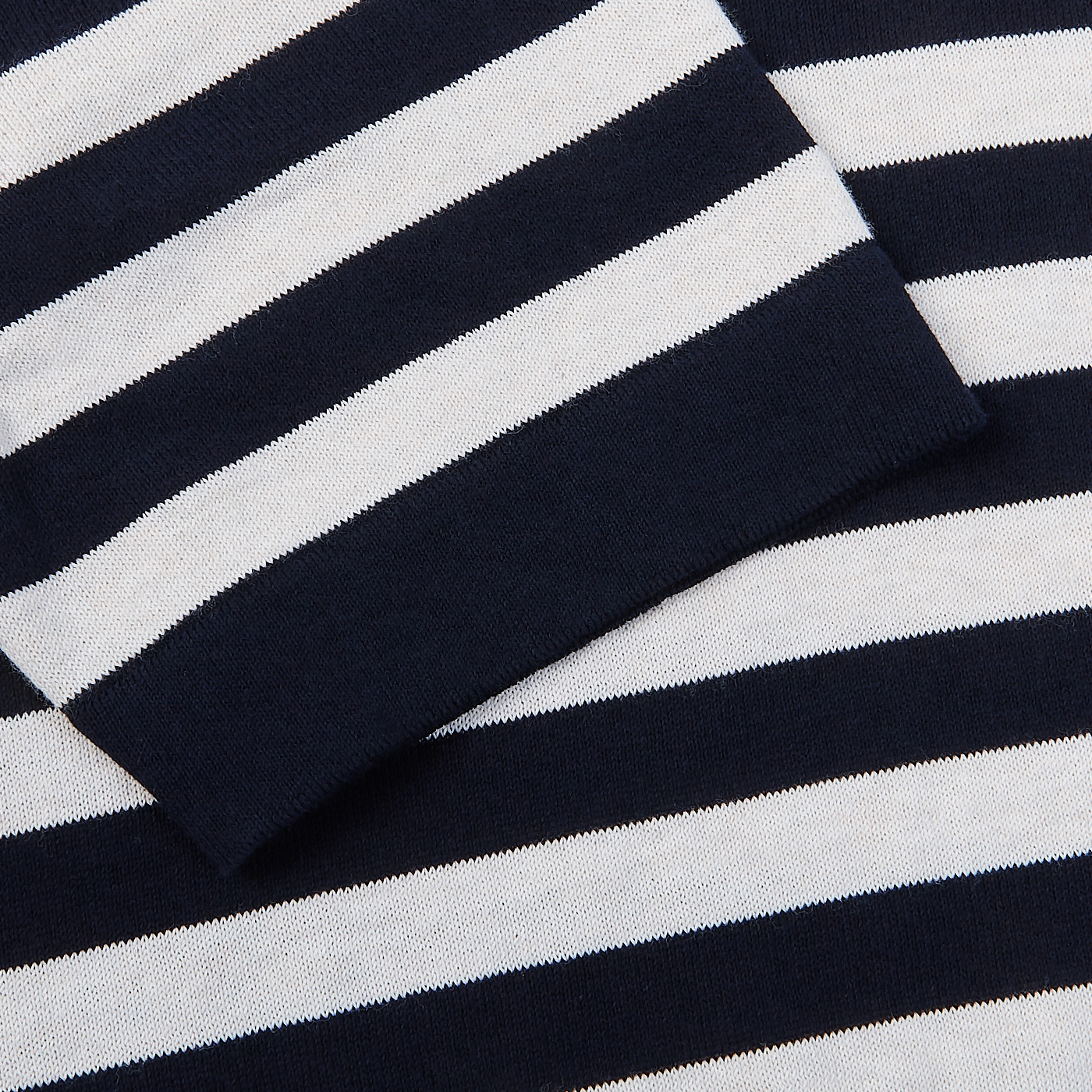 Gran Sasso - Navy Cream Breton Striped 