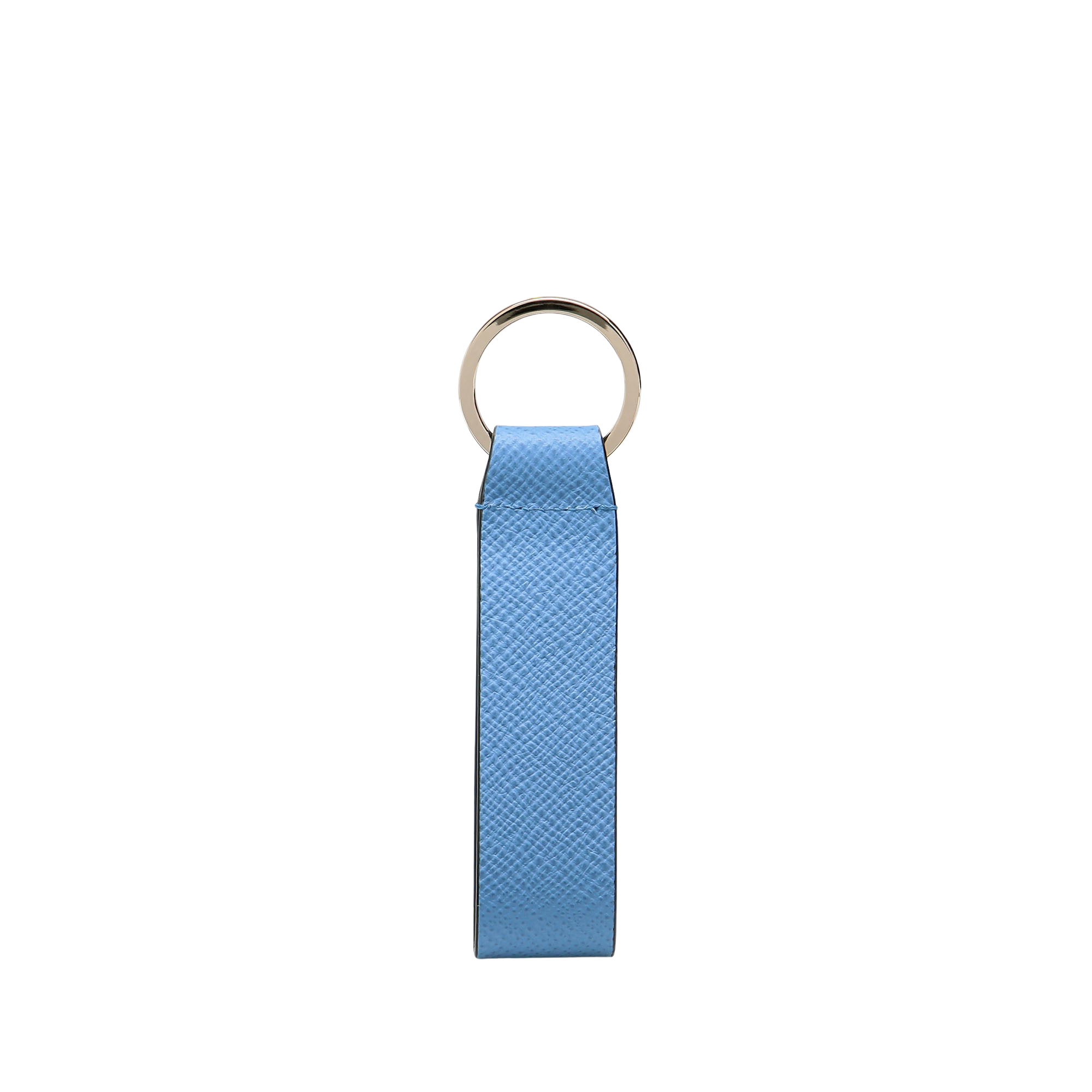 Smythson - Nile Blue Panama Leather Keyring | Baltzar