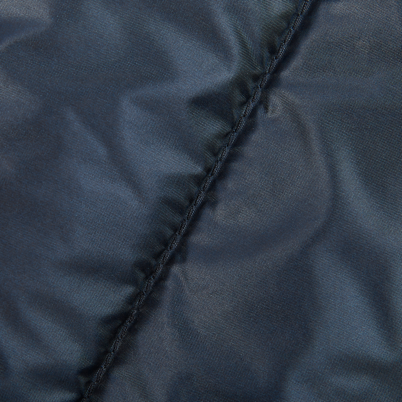 Herno Navy Wool Silk Nylon Padded Jacket Baltzar