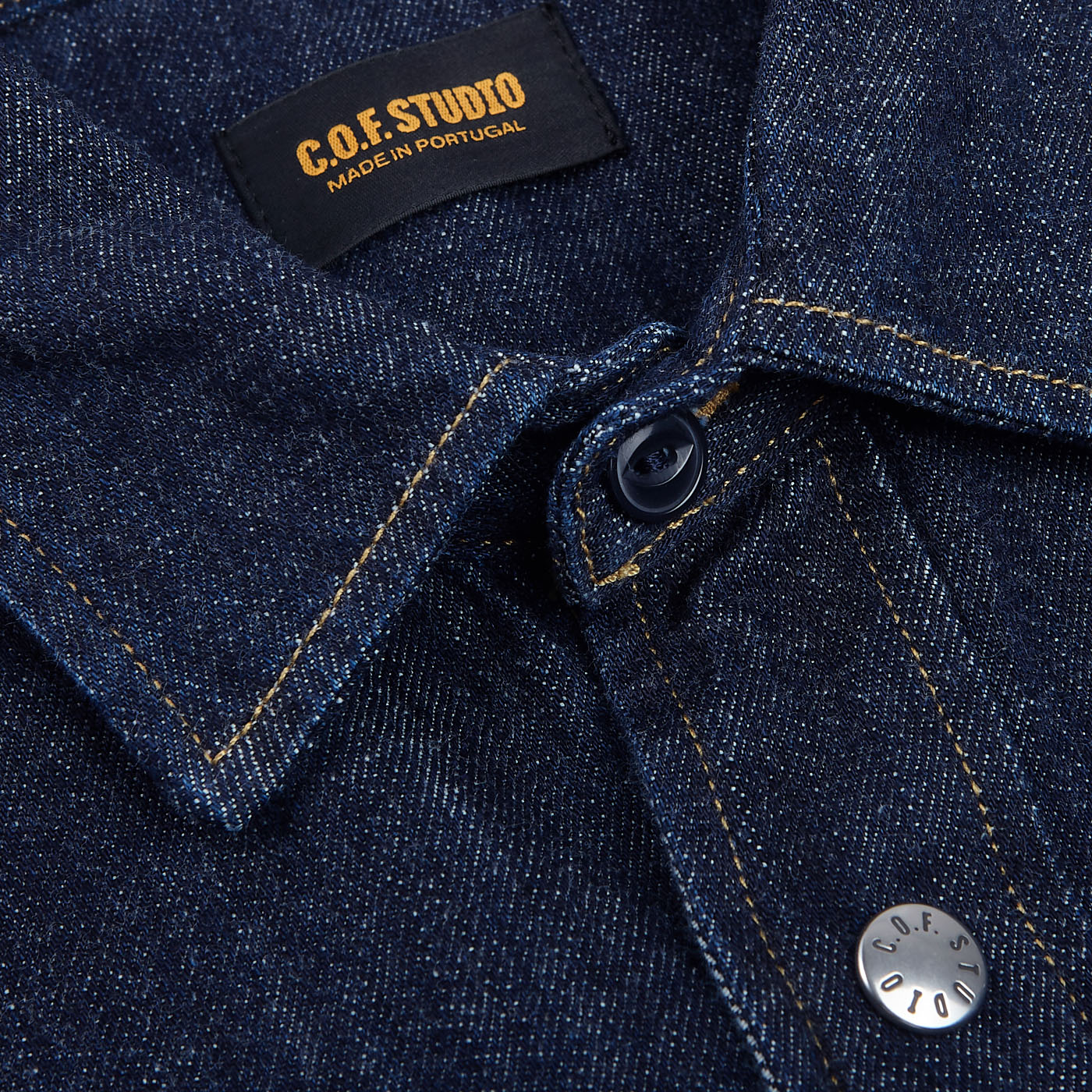 COF Studio - Blue Rinsed 9oz Kuroki Denim Overshirt | Baltzar