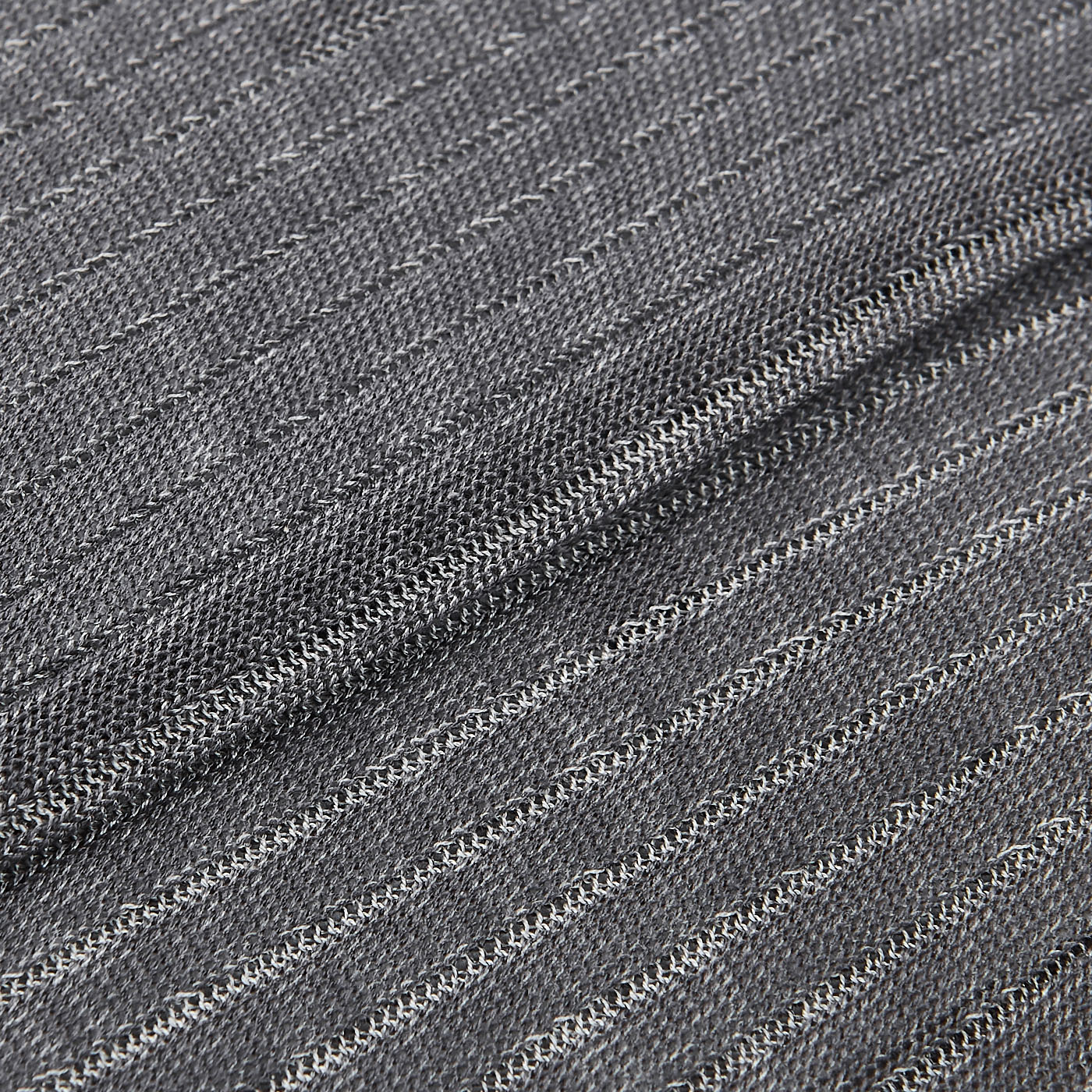 Canali - Charcoal Grey Ribbed Cotton Vanisee Socks | Baltzar