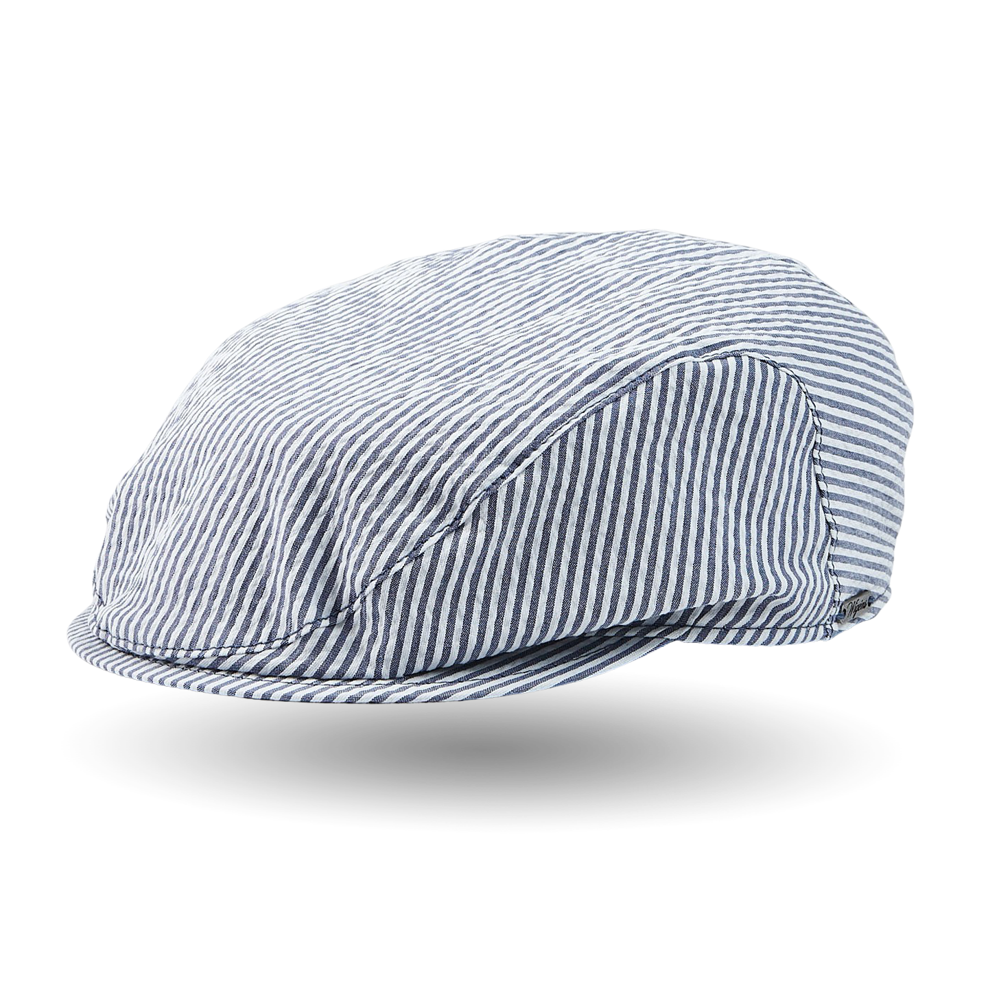 seersucker flat cap