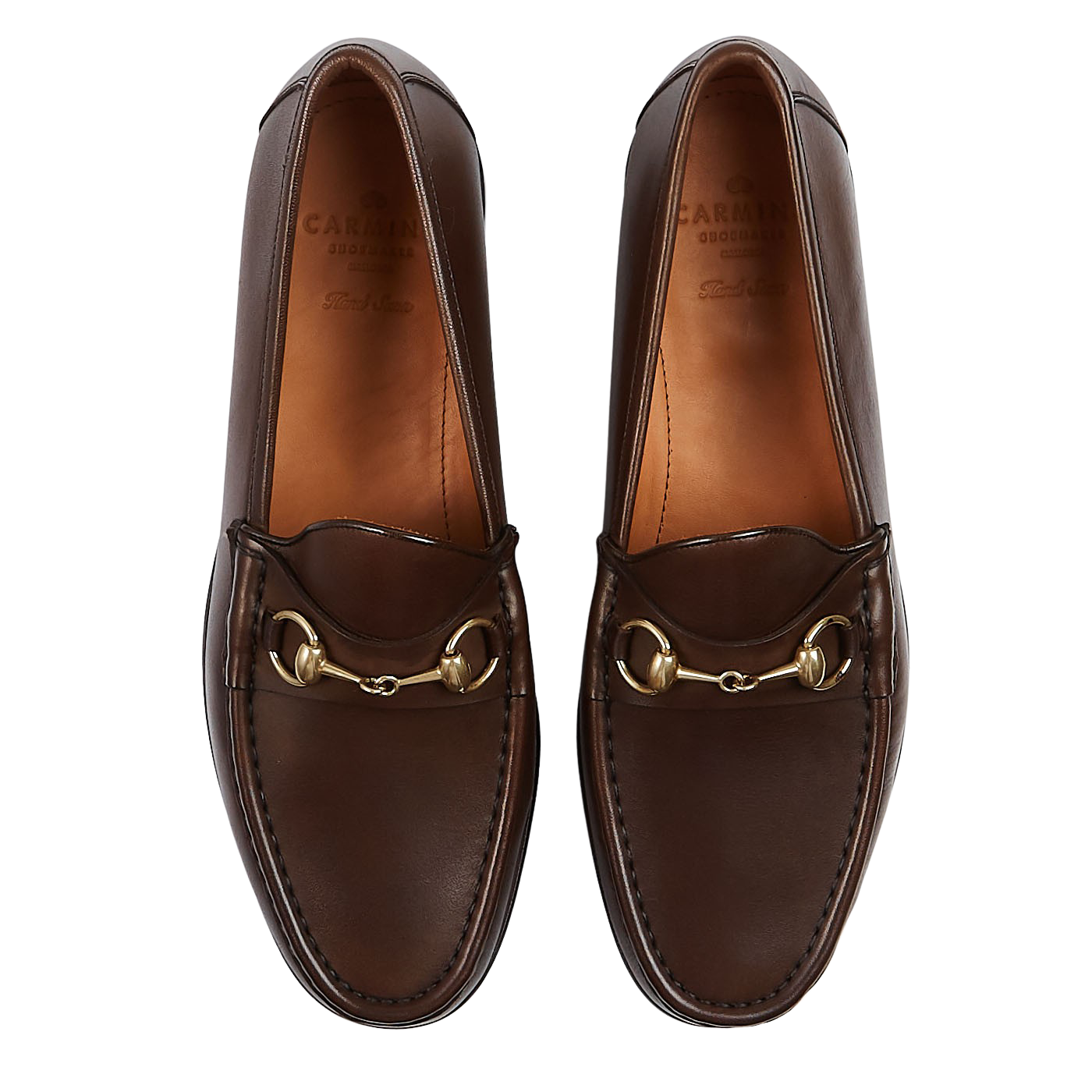 Carmina - Brown Funchal Leather Xim Horsebit Loafers | Baltzar