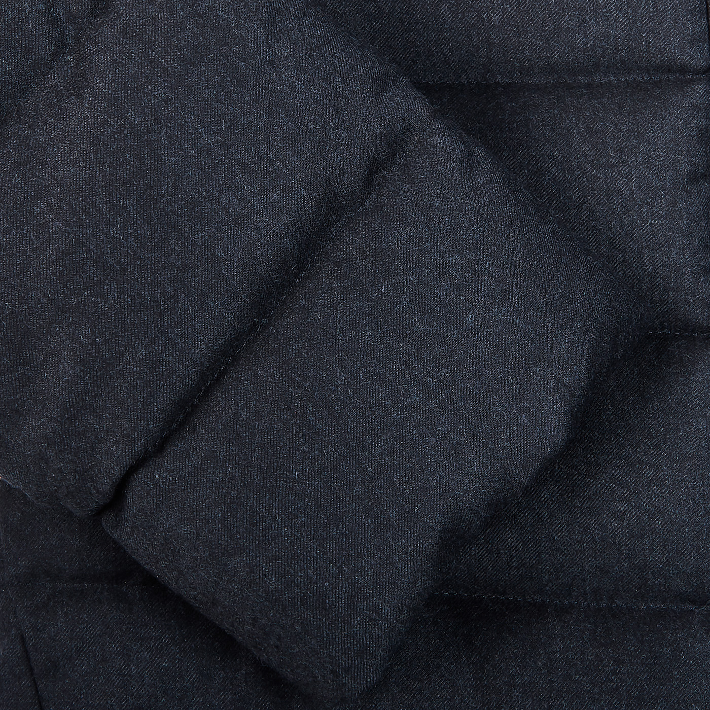 Moorer - Blue Melange Wool Cashmere Down Padded Coat | Baltzar