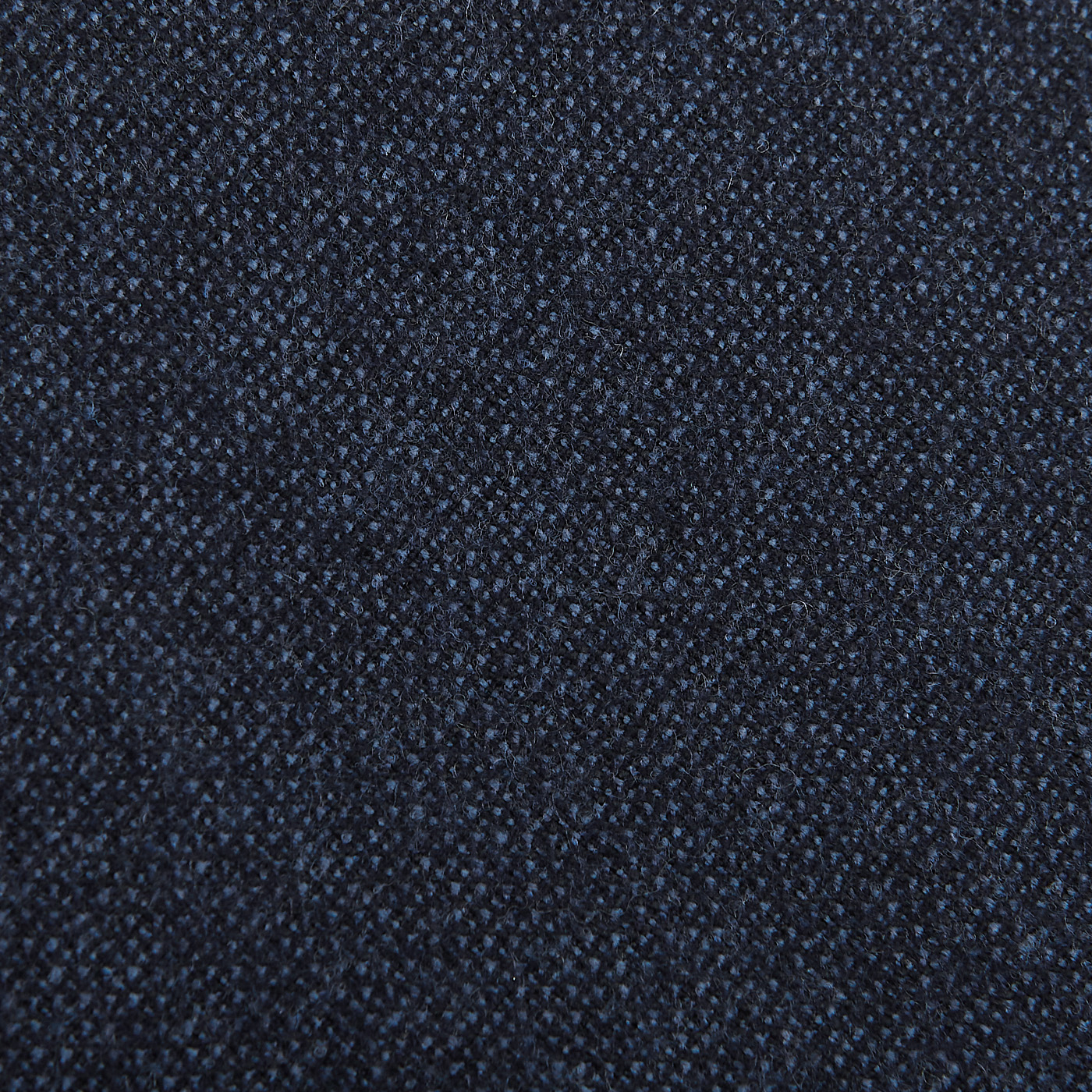 Canali Blue Melange Wool Fur Collar Blouson Baltzar