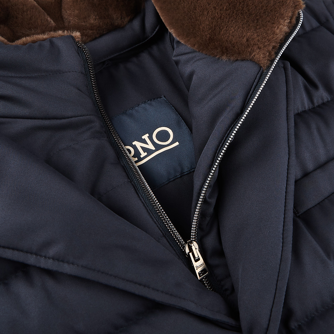 Herno - Blue Technical Nylon Polar Tech Hybrid Blazer | Baltzar