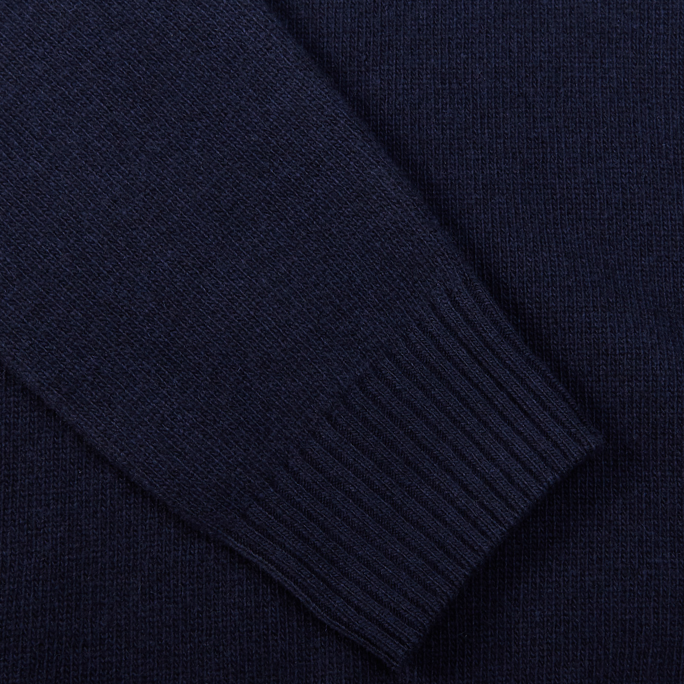 Morgano - Navy Blue Heavy Wool Cashmere Rollneck | Baltzar