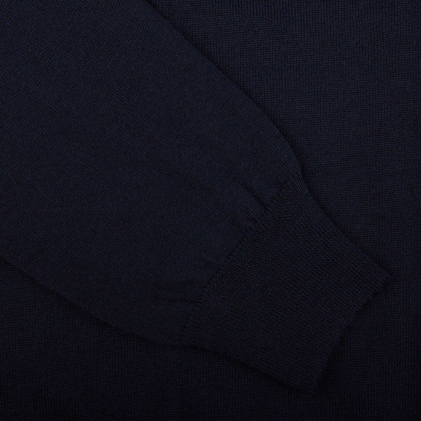 Gran Sasso - Navy Extrafine Merino Wool Zip Cardigan | Baltzar