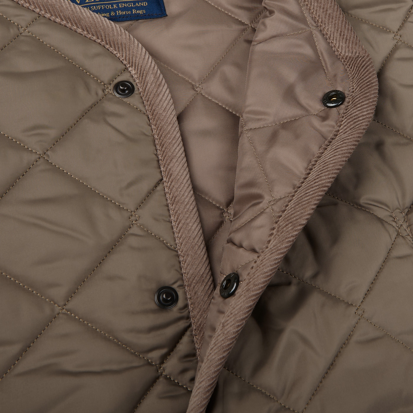 Lavenham Taupe Beige Technical Nylon Thornham Gilet Baltzar