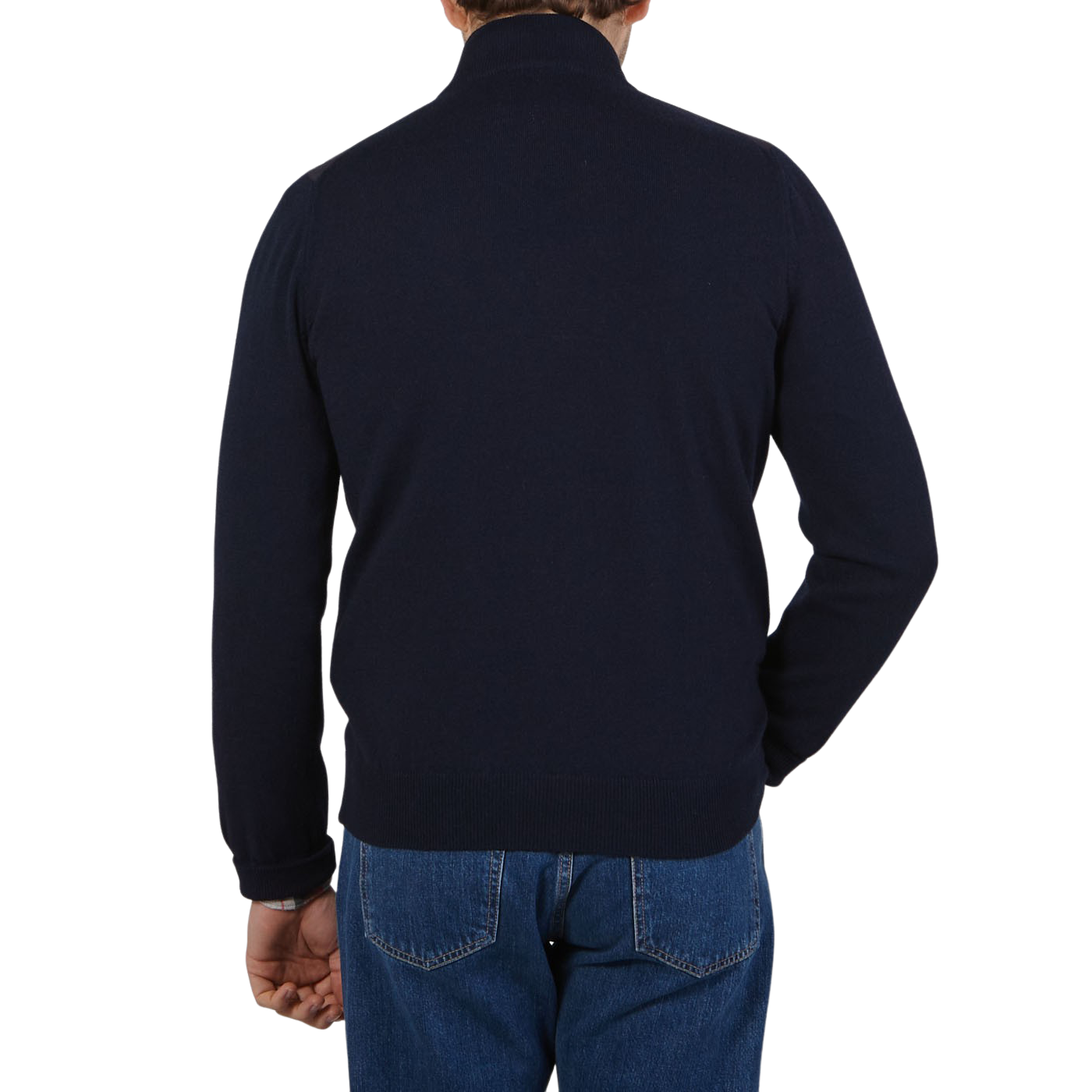 Gran Sasso - Blue Wool Cashmere Alcantara Jacket | Baltzar