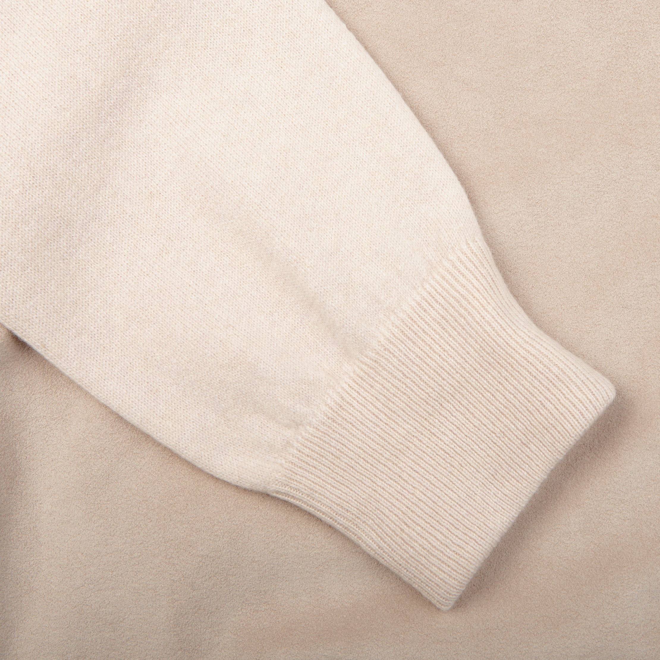 Gran Sasso - Taupe Beige Wool Cashmere Alcantara Jacket | Baltzar