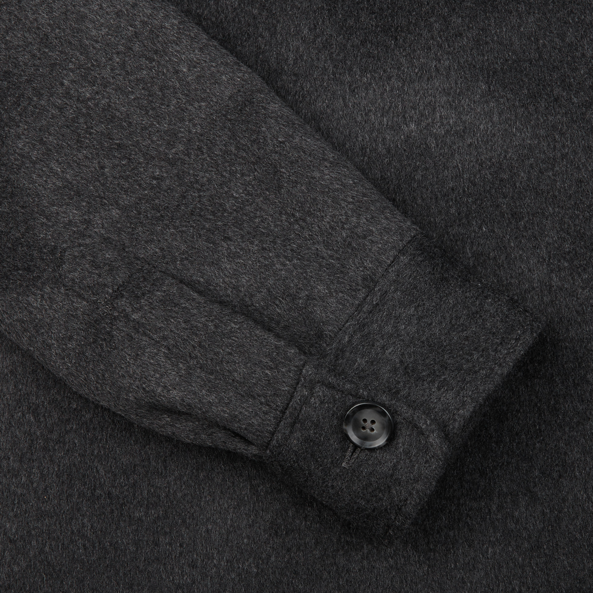 Oscar Jacobson - Dark Grey Wool Cashmere Maverick Jacket | Baltzar