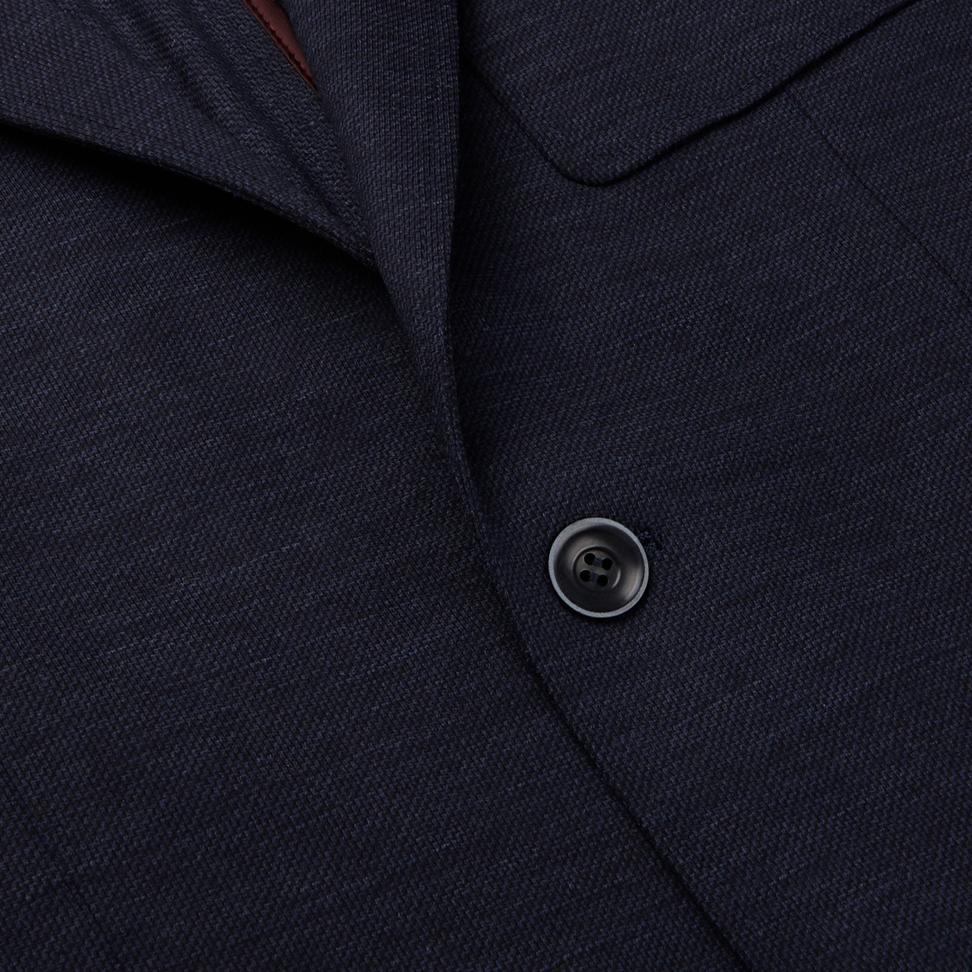 Canali - Blue Diagonal Wool Jersey Impeccabile Blazer | Baltzar