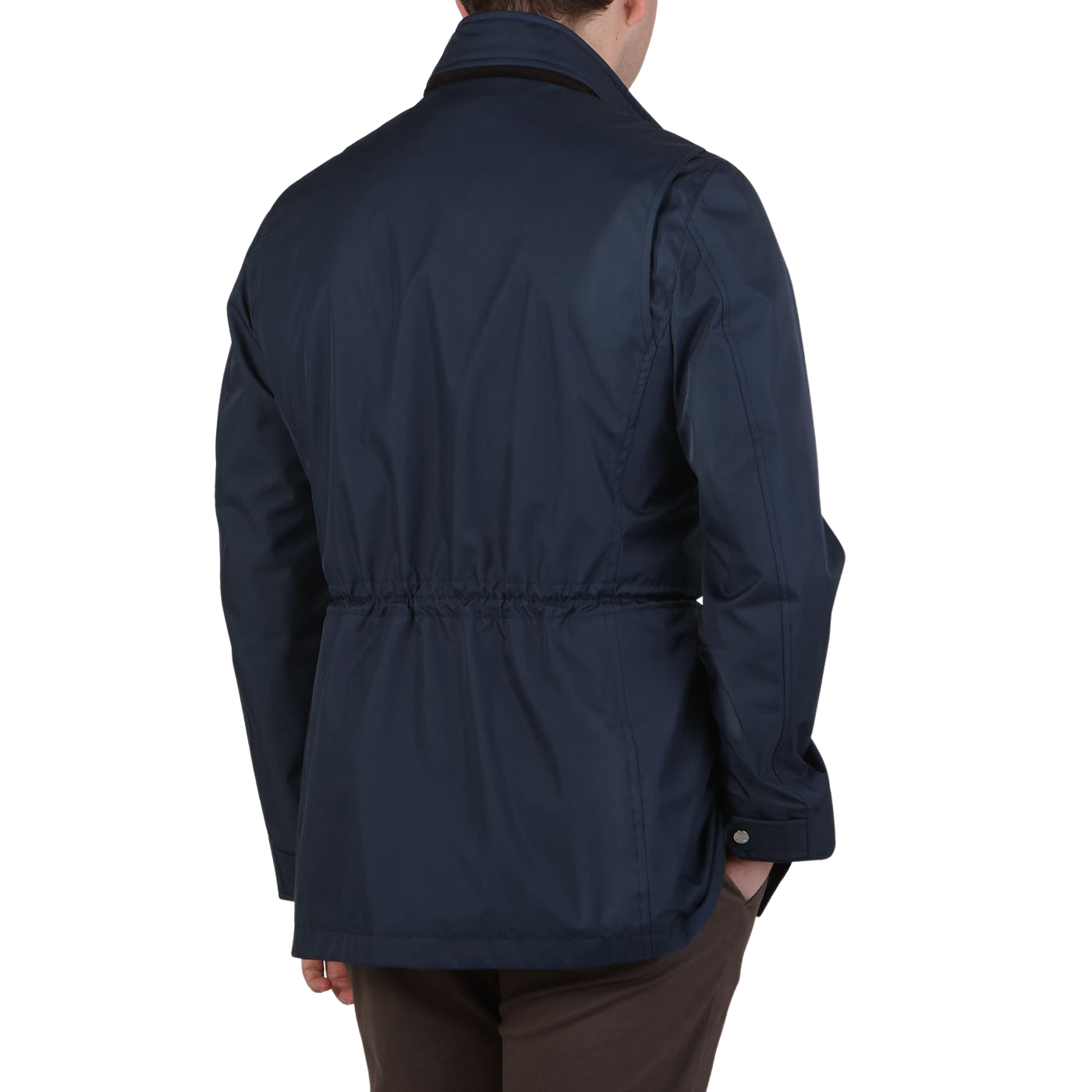 Moorer - Dark Blue Light Nylon Field Jacket | Baltzar