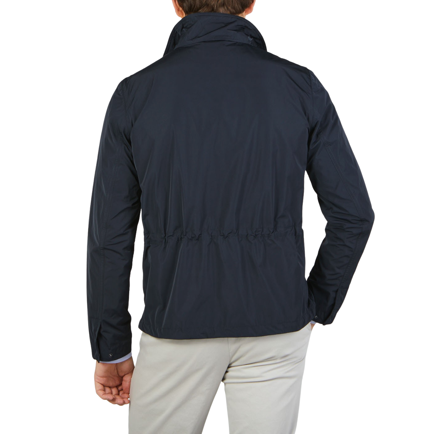 Aspesi - Navy Blue Nylon Taffeta Stringa Jacket | Baltzar