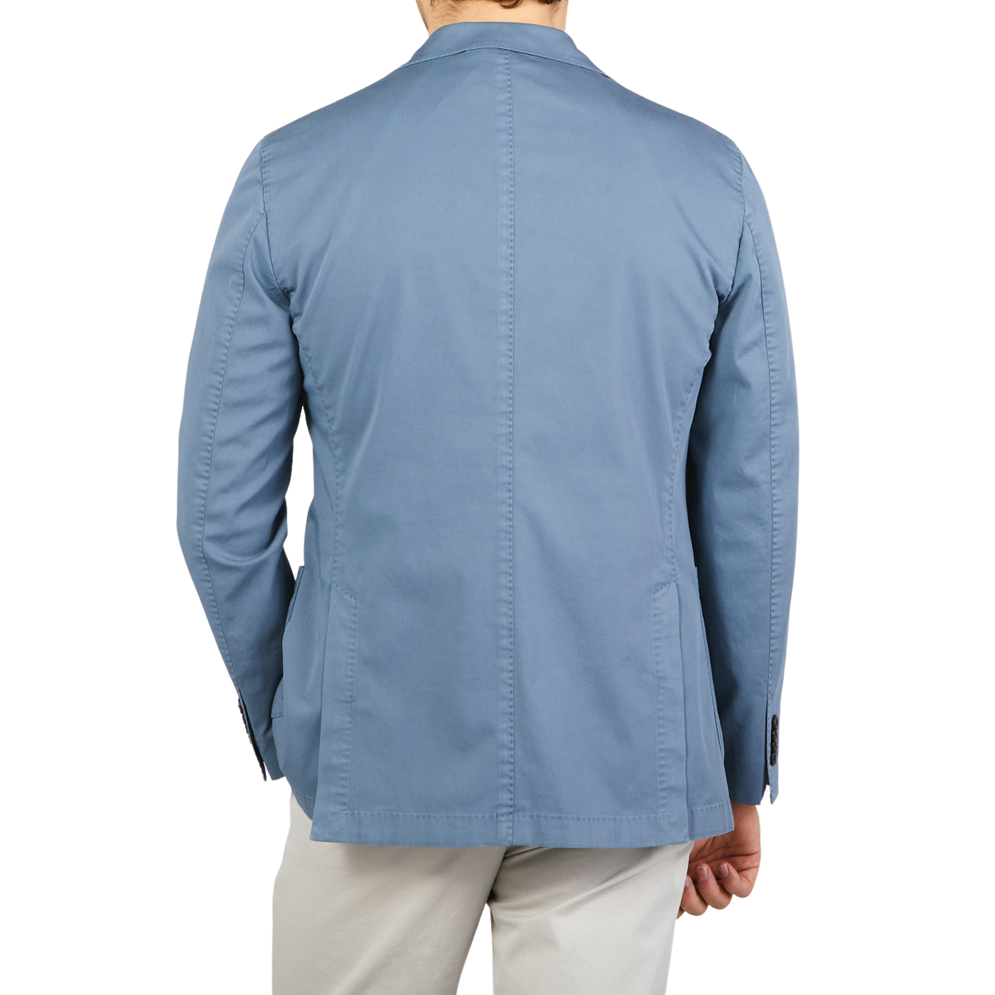 Boglioli - Light Blue Washed Cotton K-Jacket | Baltzar