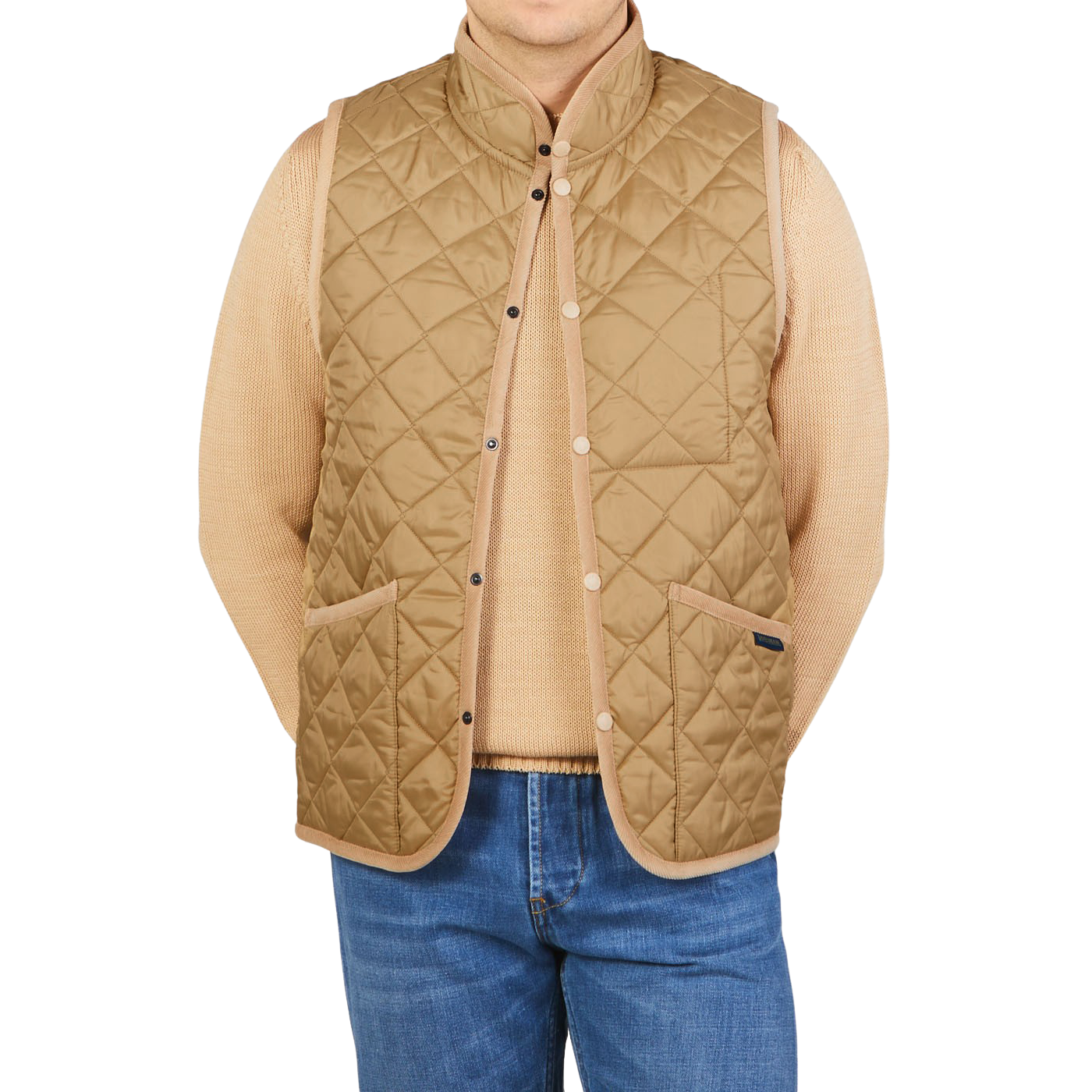 Lavenham Camel Beige Mickfield Technical Gilet Baltzar