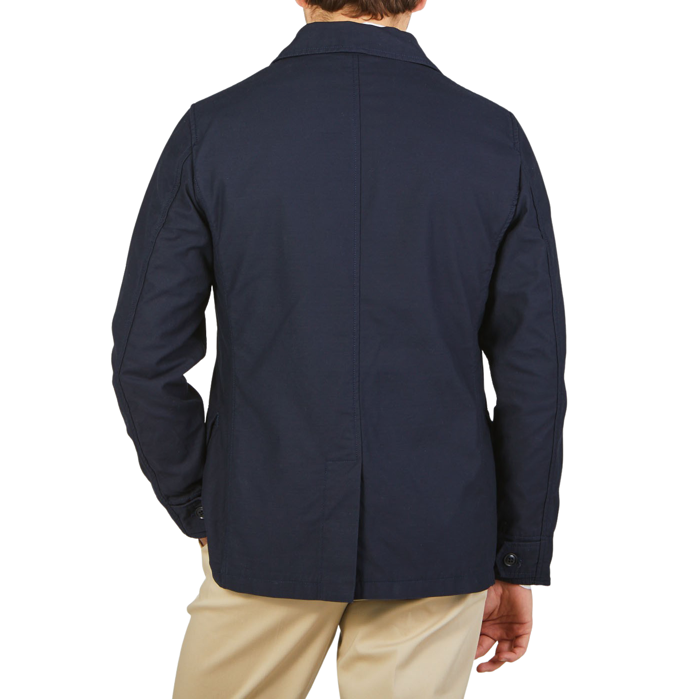 Manifattura Ceccarelli - Navy Blue Ripstop Cotton Bush Jacket | Baltzar