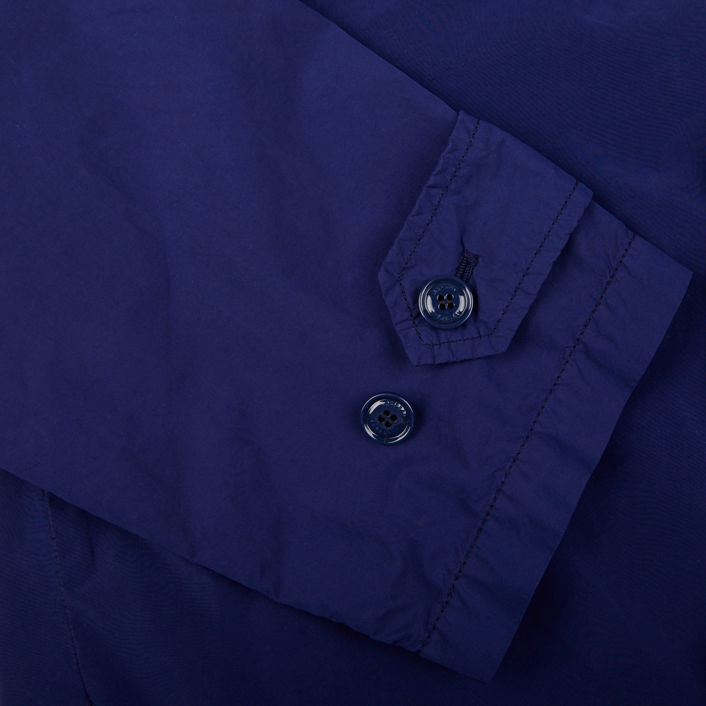 Aspesi - Indigo Blue Micro Nylon Limone Coat | Baltzar