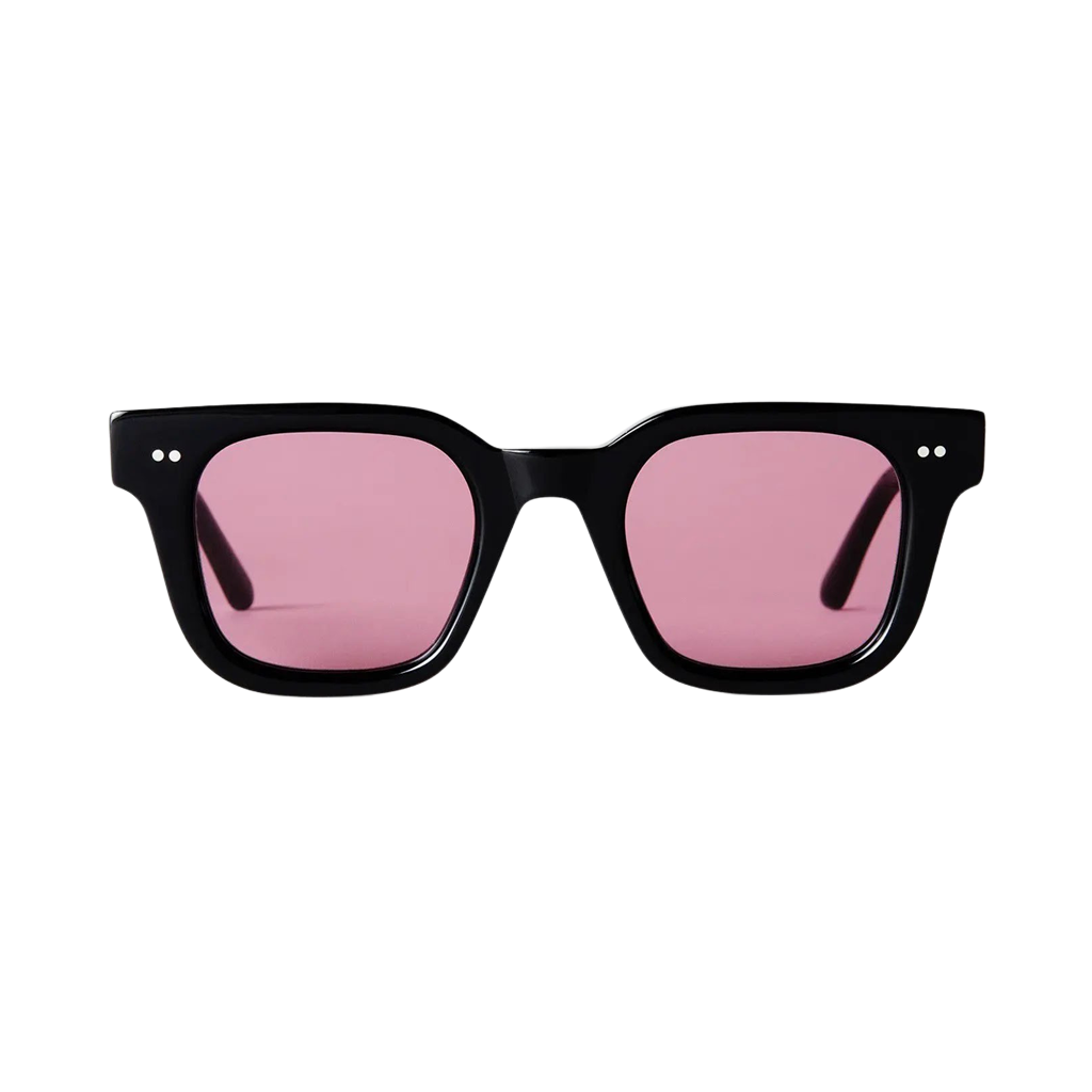 Chimi Eyewear - Model 04 Lab Black Red Sunglasses 45mm | Baltzar