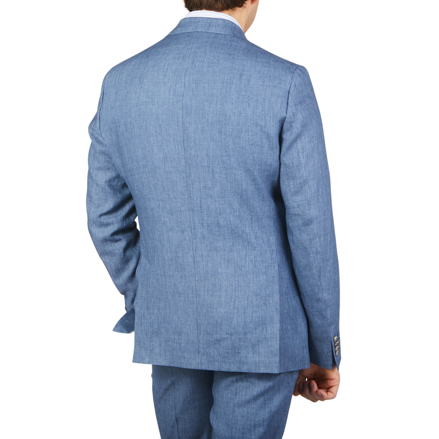 Eduard Dressler - Light Blue Summer Linen Suit | Baltzar