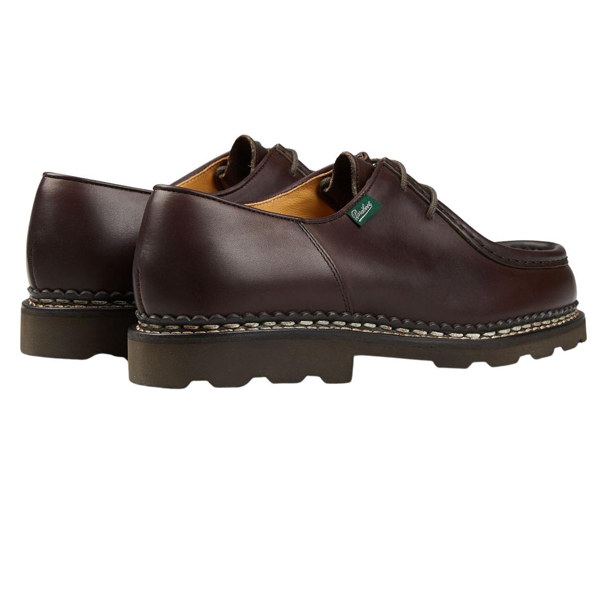 Brown Lis Cafe Leather Michael Derbies