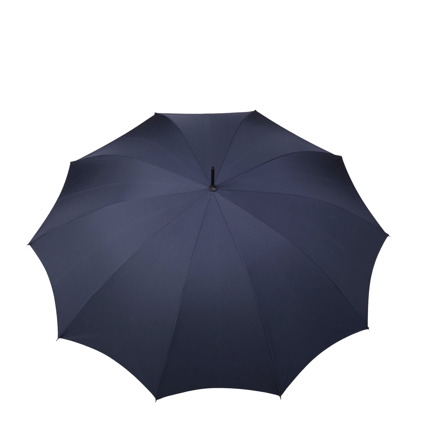 Fox Umbrellas Navy Blue Maple Handle Automatic Umbrella Baltzar