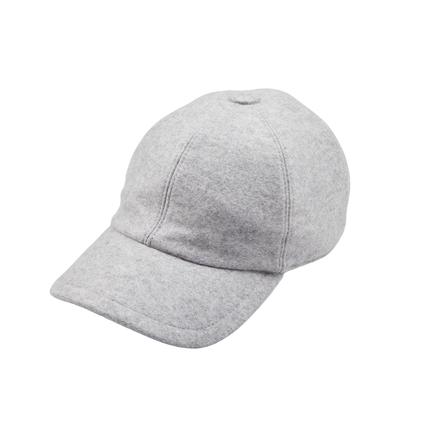 Fedeli - Light Grey Felted Cashmere Cap | Baltzar