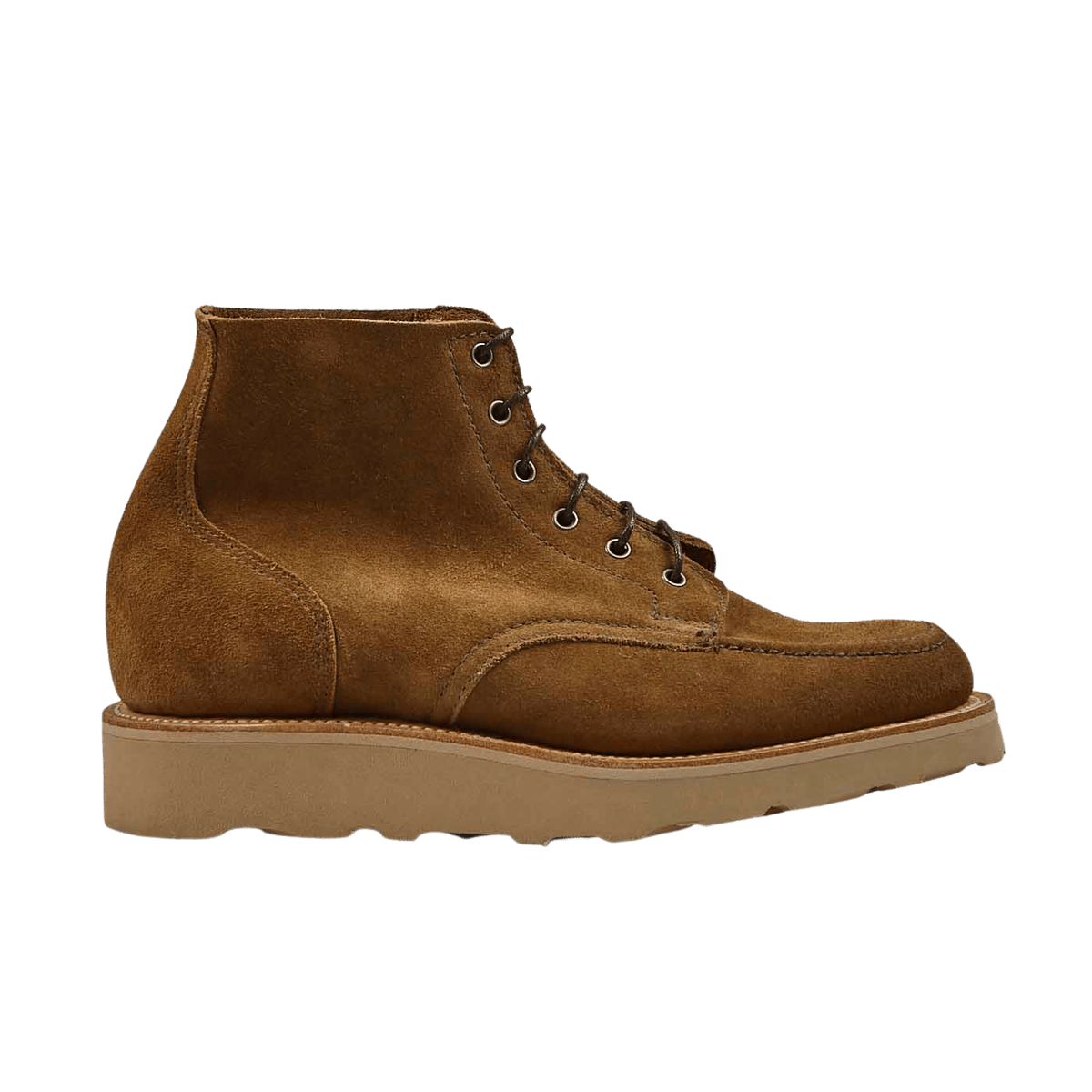 Sanders - Tobacco Suede Wilson Apron Derby Boots | Baltzar