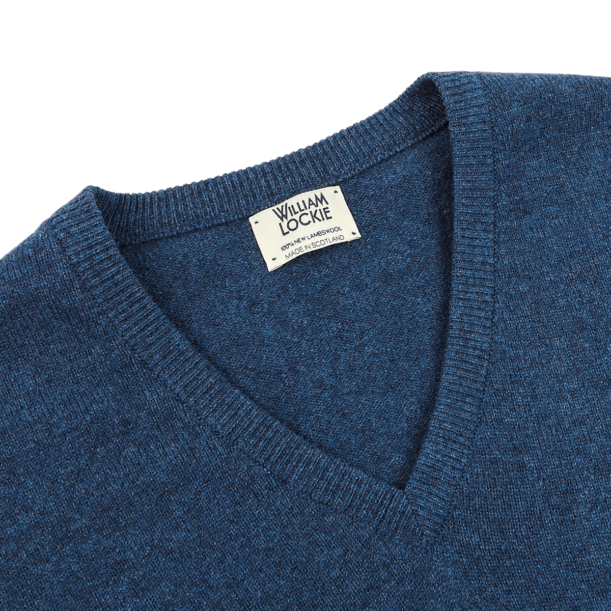William Lockie Sweater in Blue for Men Mens Clothing Sweaters and knitwear V-neck jumpers 