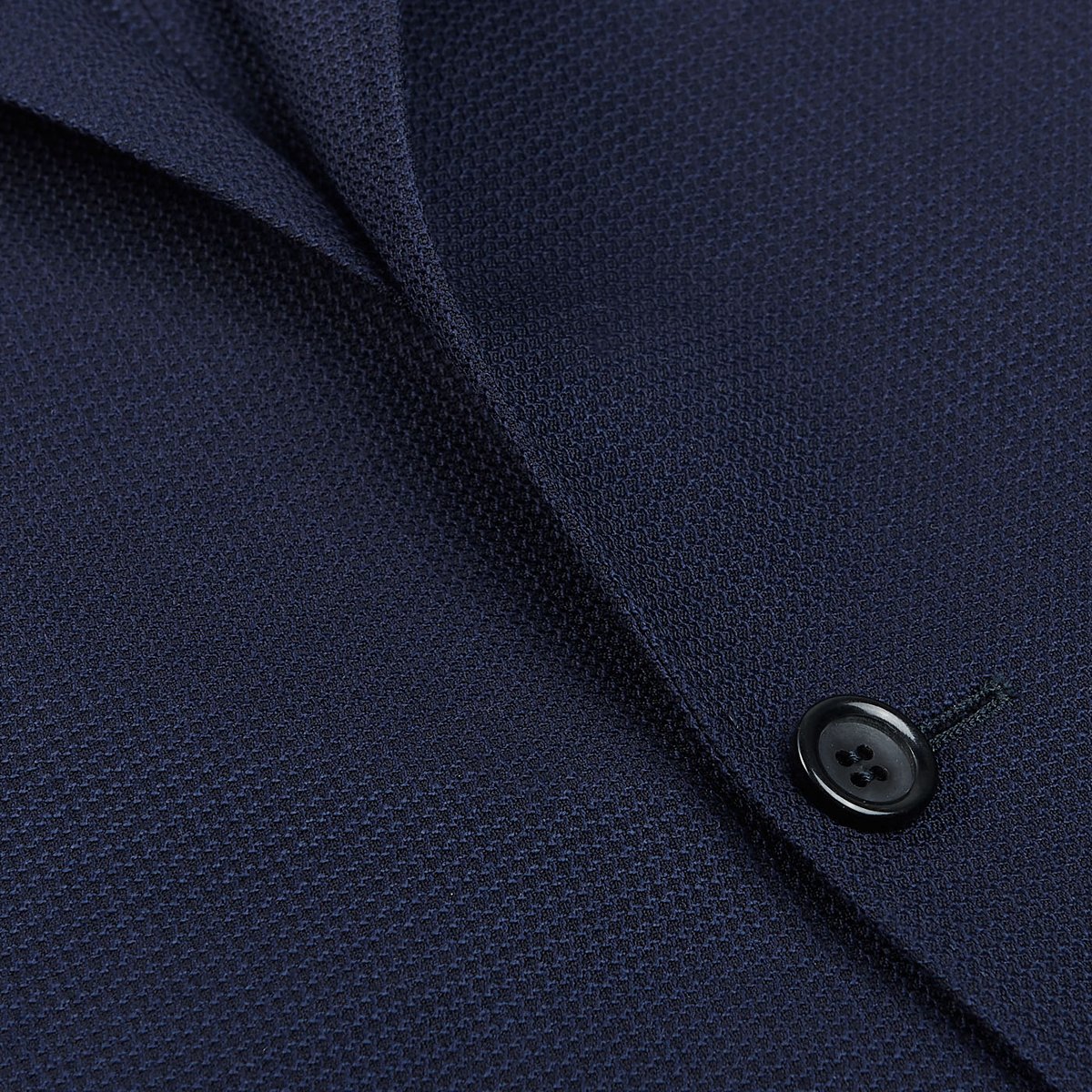 Canali - Navy Blue Wool Kei Unlined Blazer | Baltzar