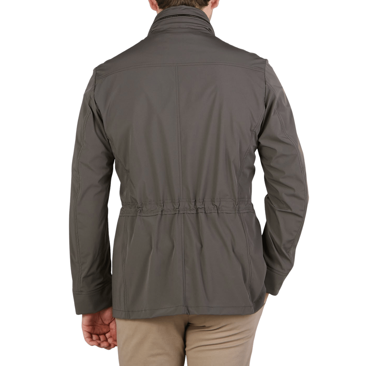 Moorer - Mink Brown Light Nylon Field Jacket | Baltzar