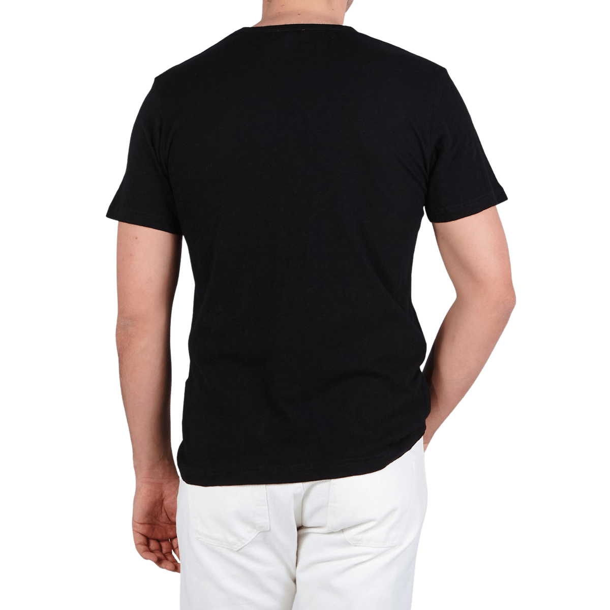 品質保証 スタイリスト私物 sunspel RIBBED T SHIRT BLK L