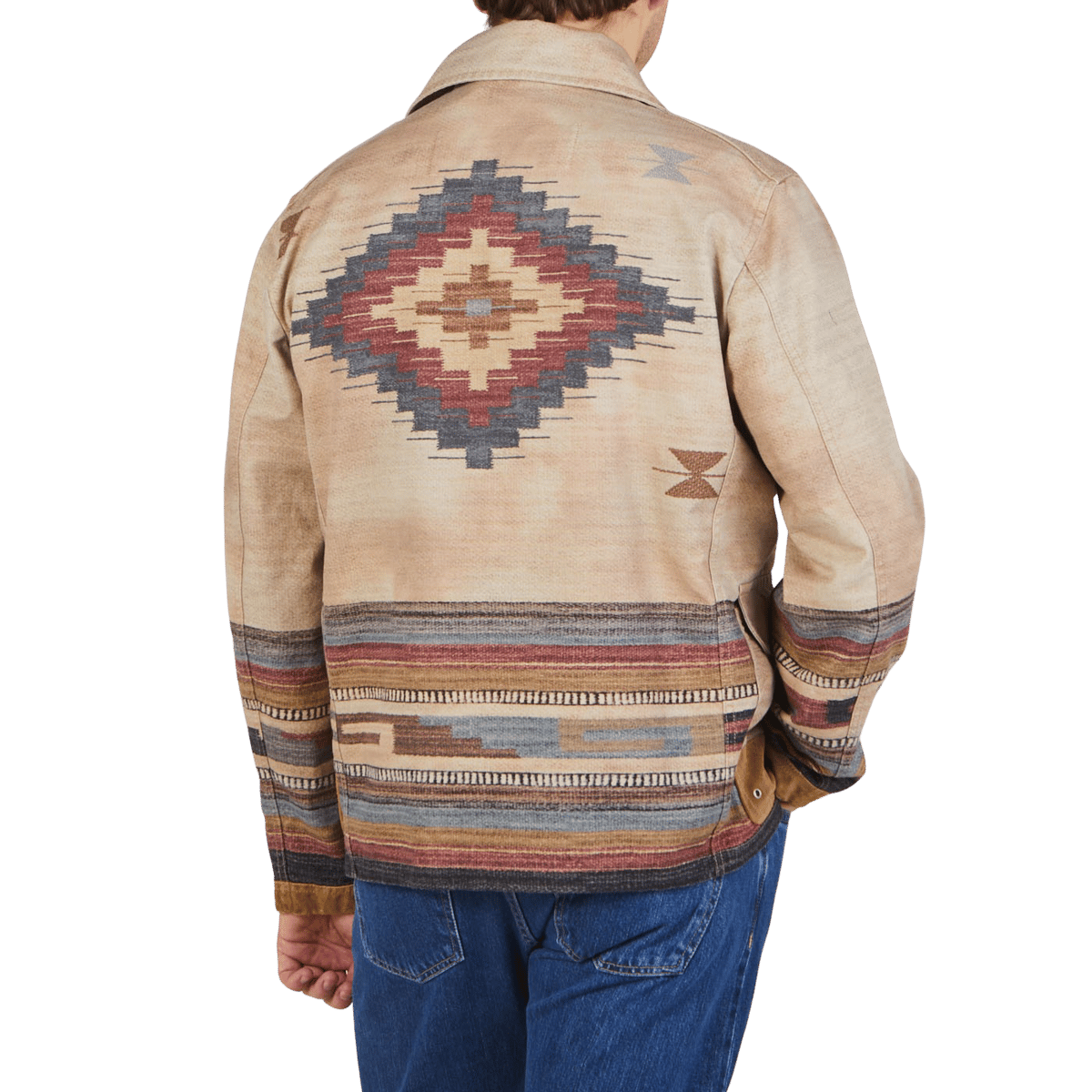 FAY Beige Cotton Yateh 4 Ganci Archive Jacket Back