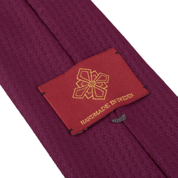 Dreaming of Monday Burgundy Structured Wool/Silk Tie Tag