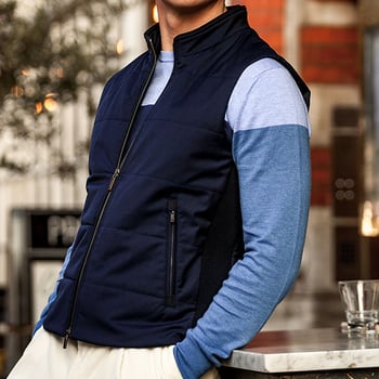 Navy Technical Gilet by Canali